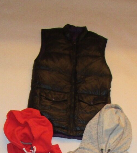 LOT OF 7 NIKE ADIDAS PUFFER VEST PULLOVER HOODIE ZIP UP JACKET SHORTS BRA S MED - Bild 5 von 19