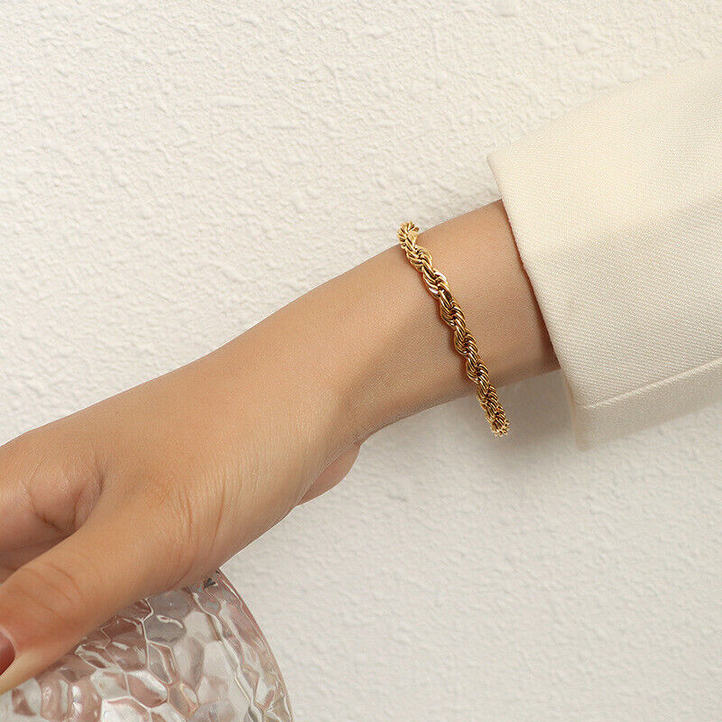 18k rope bracelet deals