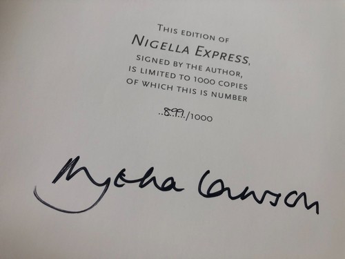 NIGELLA (LAWSON) EXPRESS SIGNED GOOD FOOD FAST LITD EDITION 1,000 SLIPCASE BOOK - Picture 7 of 19