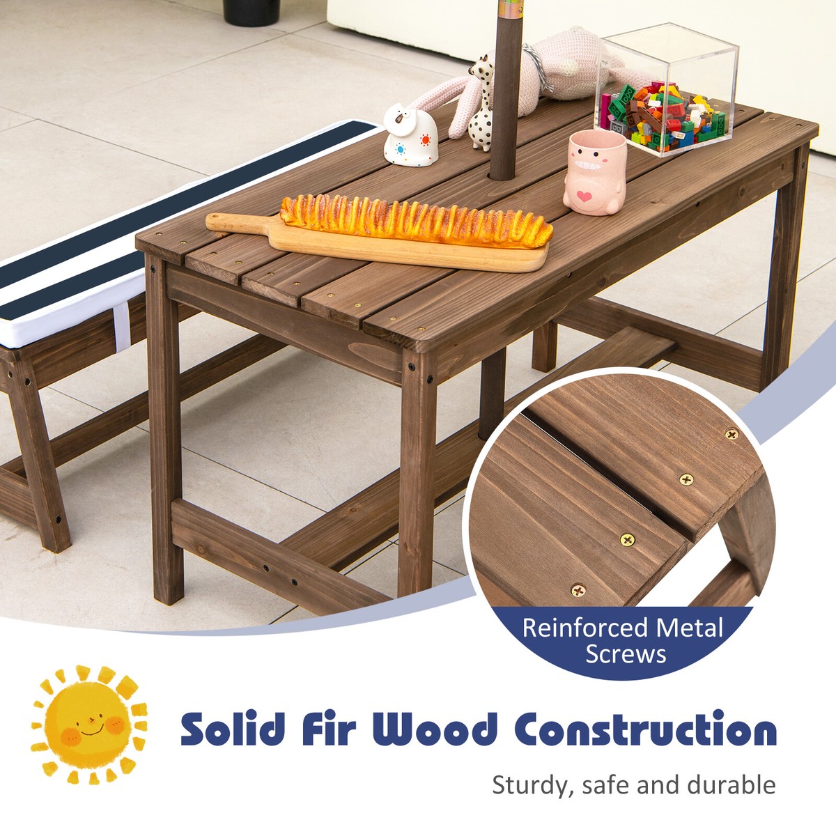 Cushions for picnic table new arrivals