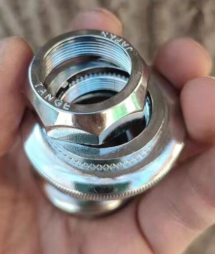 1980'S VINTAGE TANGE 1 INCH THREADED HEADSET CHROME OLD SCHOOL STEEL FRAME - Picture 9 of 14