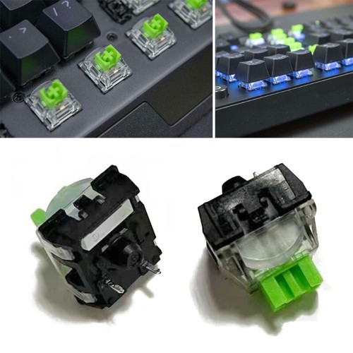 2 Pieces 3Pin Green RGB Switches for Blackwidow V3 Pro Gaming Keyboard - Picture 7 of 8