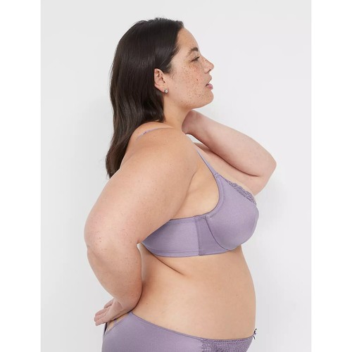 Reggiseno balconcino francese Lane Bryant Cacique leggermente foderato con pizzo 42D - Foto 3 di 4