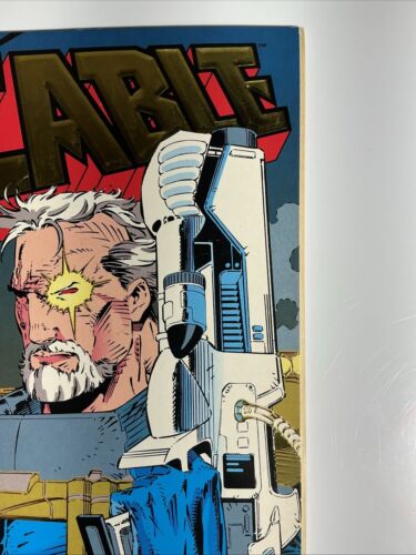 Cable #1 1993 9.2 NM Marvel Comic Book Embossed Gold Foil Cover Comics Modern - Picture 5 of 10