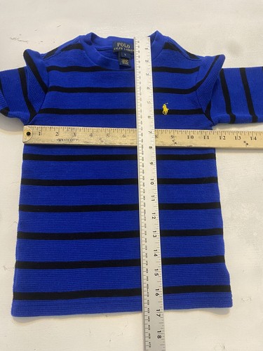 Polo Ralph Lauren Long Sleeve pullover Sweatshirt Blue Size 5 Boys Lot Of 2 - Picture 3 of 9