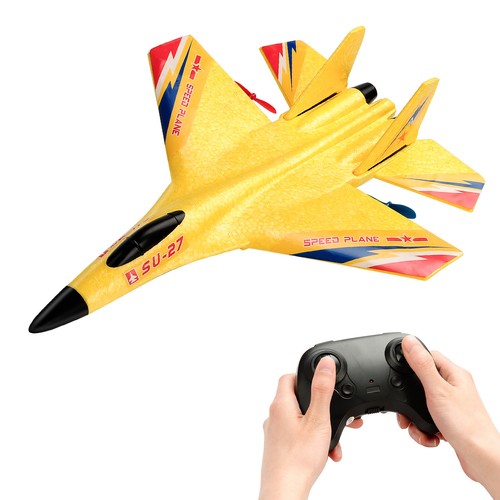 2.4G SU27 RC Avión Avión 2CH Control Remoto Planeador Avión Modelo Juguete con Luz - Imagen 17 de 24