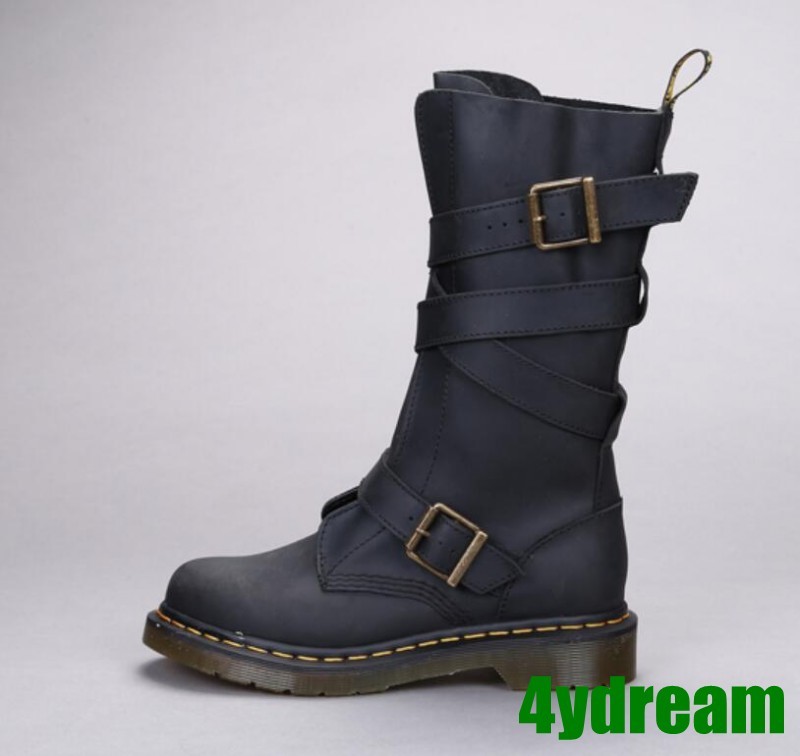 Vintage Vintage Vintage Womens Real Leather Mid Calf Boots Belt Buckle Biker Boots Outdoor 36-39 64823a Vintage Vintage Vintage Womens Real Leather Mid Calf Boots Belt Buckle Biker Boots Outdoor 36-39 64823a