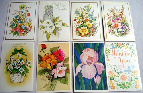 22 Unused 1970's Vintage Famous Artist Studios Greeting Cards - Picture 2 of 7