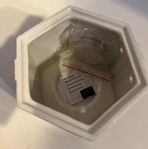 SELTEN VINTAGE VILLEROY & BOCH WEIHNACHTEN SPIELZEUG BÄR VOTIVKERZENBOX NEUWERTIG RARITÄT - Bild 10 von 15