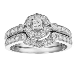 3-4-CT-Diamond-Wedding-Engagement-Ring-Set-14K-White-Gold