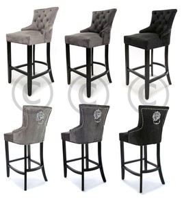 Details About New Lion Knocker Velvet Bar Stool Tufted Back Black Light Or Deep Grey Details About New Lion Knocker Velvet Bar Stool Tufted Back Black Light Or Deep Grey