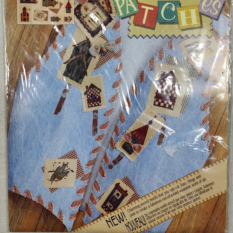 NUEVO 1996 Vintage Daisy Kingdom Country Parches Hierro Sobre Patrones de Pájaros Patrones Foto 2 de 4