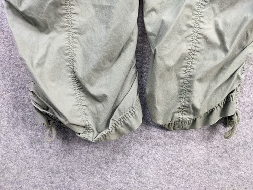 Zana Di Utility Cargo Pants Womens 16 Green Cinched Hem Straight Leg Y2K - Picture 14 of 15