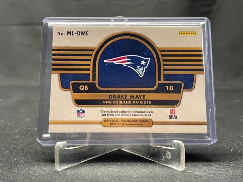 Camiseta deportiva Panini Gold Standard Mother Lode 2024 #ML-DME Drake Maye RC Patriots/299 - Imagen 3 de 4