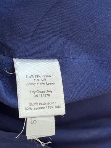 WOMEN'S VINEYARD VINES SUMMER DRESS RUFFLE SLEEVELESS SILK/RAYON XXS BLUE WHITE - Picture 5 of 8
