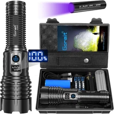 Flashlights LED High Lumens Rechargeable, 2000 Lumens XHM77.2 Super Bright Flash