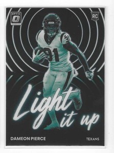 DAMEON PIERCE 2022 DONRUSS OPTIC LIGHT IT UP HOUSTON TEXANS $1.99 ROOM