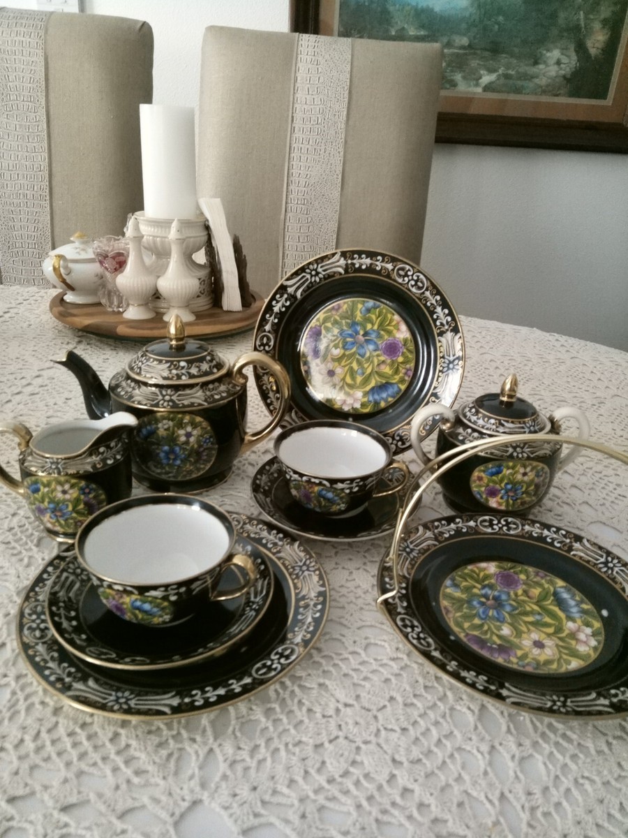 Noritake 陶磁器皿 青色装飾 6枚セット 中古 廃版品 ノリタケ(Noritake) Studio Collection(スタジオ