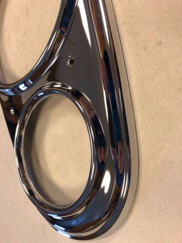 AUSTIN A99 WESTMINSTER — LUCAS CHROMED HEADLAMP RIM — SCHEINWERFER ZIERRING - Bild 11 von 24