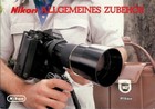 Broschüre Prospekt Nikon Allgemeines Zubehör Technische Daten