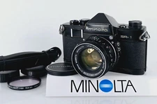 🌸[Excellent+++] Minolta SR-1 Black SLR 35mm Film Camera 55mm F1.8 Lens JAPAN
