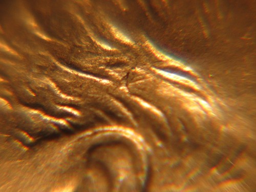 1964 D Roosevelt Dime with Obverse Lamination Error - Picture 6 of 11