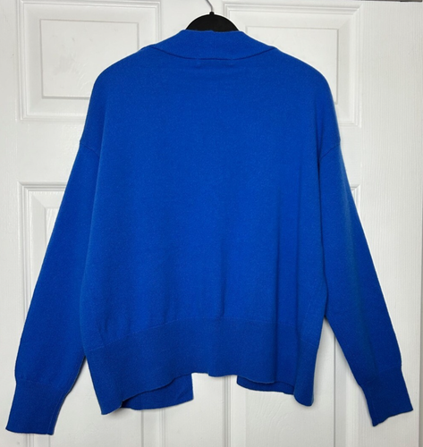M&S Ladies Cardigan Blue Pure Cashmere Edge to Edge 10 BNWT Marks Autograph - Picture 4 of 4