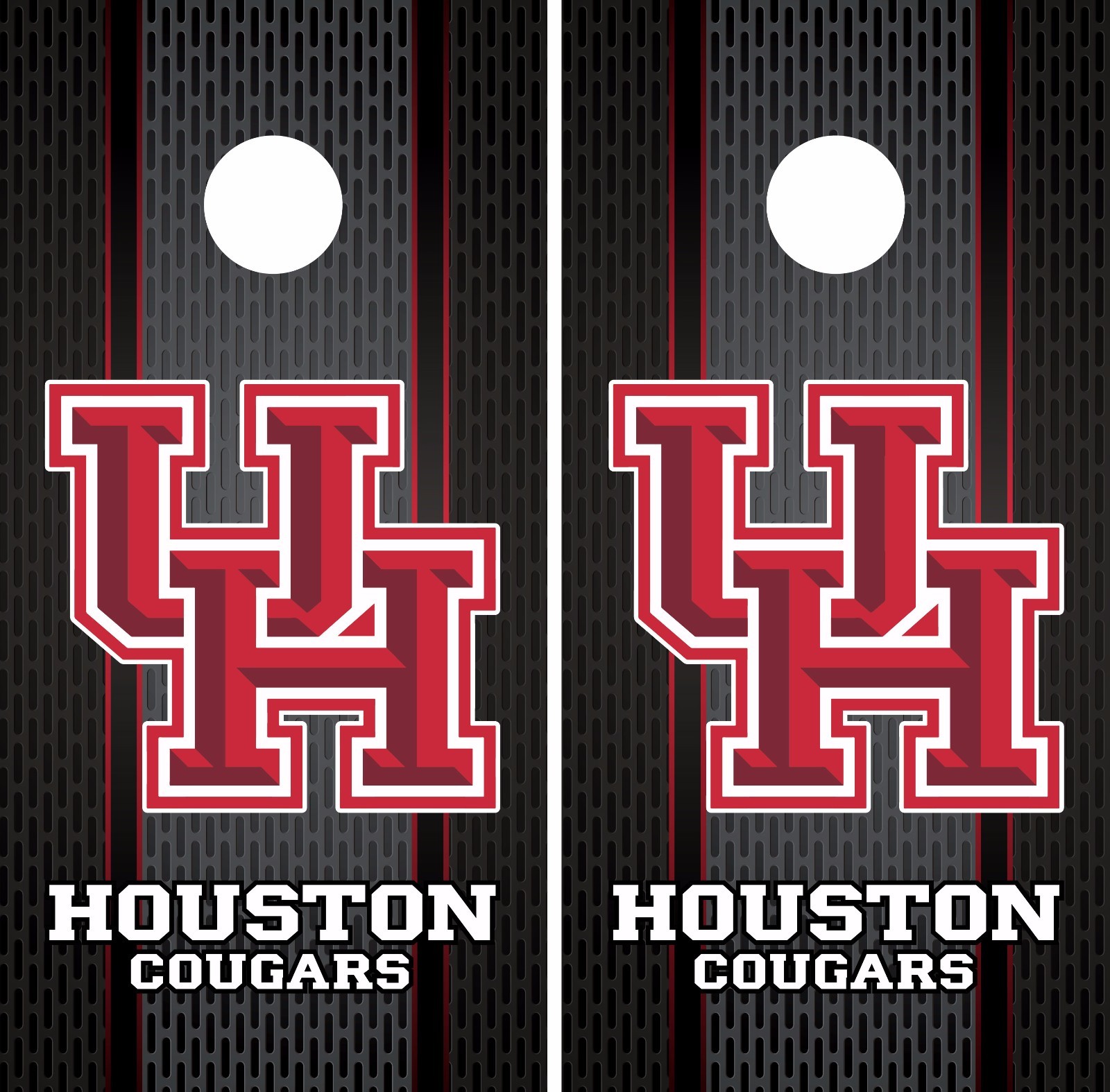 Houston Cougars Cornhole Skin Wrap NCAA College Luxury Design Vinyl Decal DR350 Houston Cougars Cornhole Skin Wrap NCAA College Luxury Design Vinyl Decal DR350