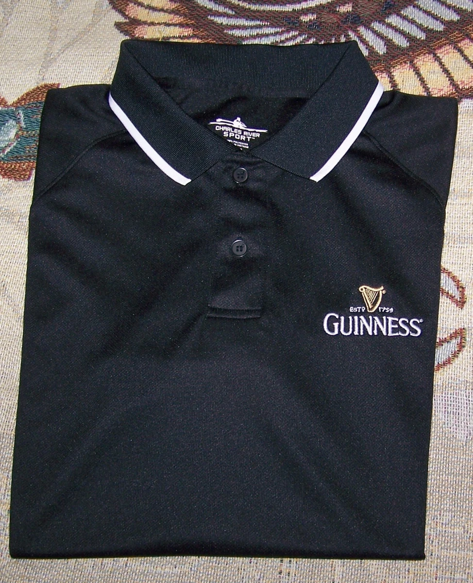 Guinness black polo shirt sale