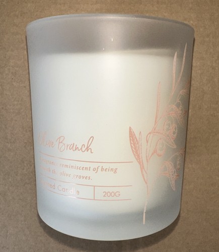 OLIVE BRUNCH SCENTED CANDLE TESCO HOME DECOR - Picture 1 of 5