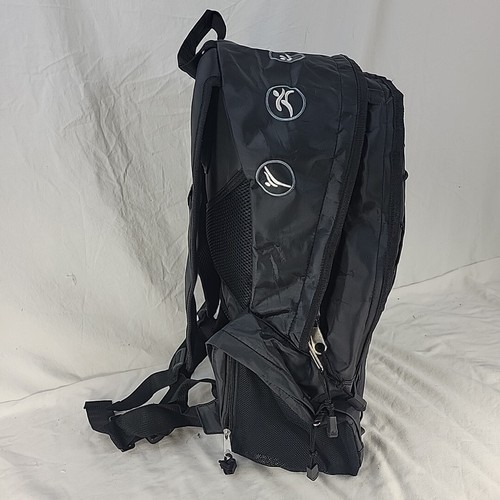 Mochila negra de por vida bolsa de gimnasio grande ejercicio atleta logotipo bolsa - Imagen 3 de 16