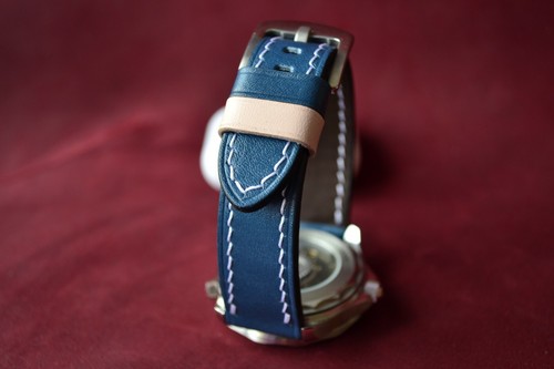 Handmade Soft Genuine Leather Watch Strap 26mm 24mm 22mm 20mm 18mm Watch Band - Picture 10 of 12