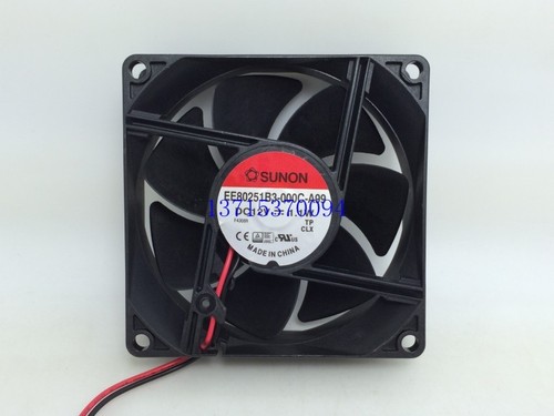 Sunon EE80251B3-000C-A99 12V 1.1W 8025 8CM Chassis cooling fan 2-Pin - Picture 3 of 3