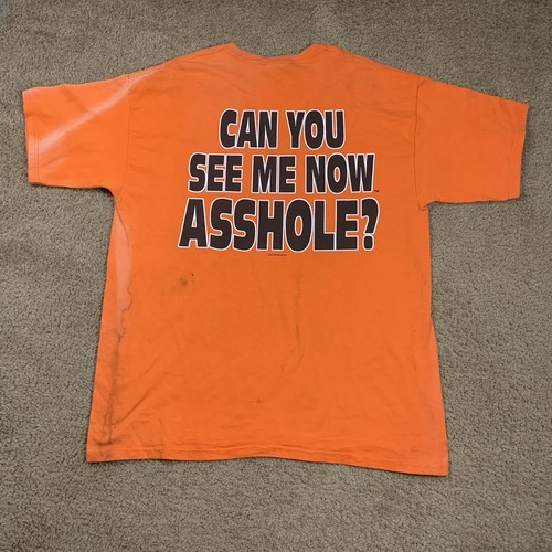 Camisa BIKERS AGAINST DUMB DRIVERS Gildan Adulto XL Divertida NSFW Naranja Manga Corta - Imagen 5 de 8
