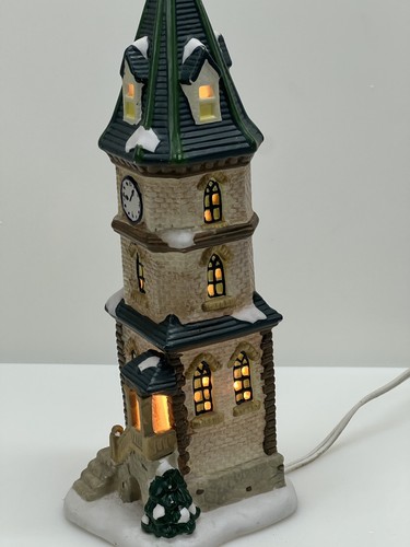 St. Nicholas Square Village Collection - CLOCK TOWER Christmas Town building - Picture 7 of 18