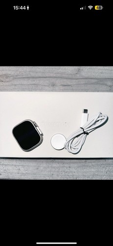 Apple Watch Ultra 2 [GPS + Cellular, inkl. Edelstahl Schwarz bracelet WIE NEU - Afbeelding 2 van 3