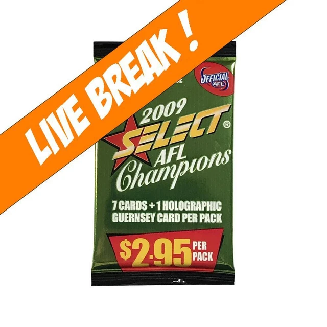 [ Live Break ] 2009 AFL Champions Cards Booster Pack