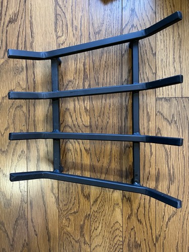 Heavy Duty Fireplace Grate - Solid Metal Bar Log Holder Grate with 1/2” Bars - Picture 8 of 9