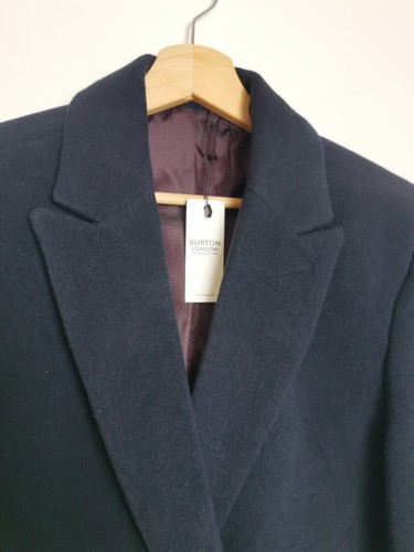 Abrigo Burton Mans Azul Marino Talla Mediana Nuevo - Imagen 3 de 6