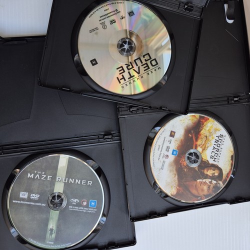 Maze Runner Trilogy DVD 2018 3Disc Set Sci-fi Action New Never Used PAL R4 J23F - Picture 4 of 7