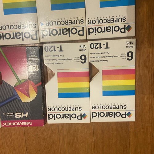46 Empty Vintage VHS Boxes Recordable Sony Panasonic Movie Cases 80s 90s Art - Picture 7 of 10