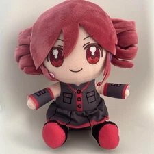 [USED] Round 1 limited Kasane Teto Sitting BIG Plush Doll Stuffed 250mm Vocaloid