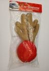 Car Costume Reindeer Kit Antlers Red Nose Holiday Decor Antler Jingle Bells Gift
