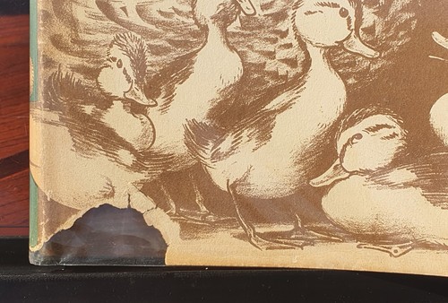 1945 Make Way for Ducklings Robert McCloskey 7th Printing VG+ War Edition w/DJ - Picture 9 of 17