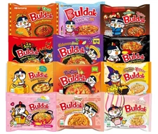 12 Pack - Samyang Buldak Spicy Chicken Flavor Ramen Variety Pack