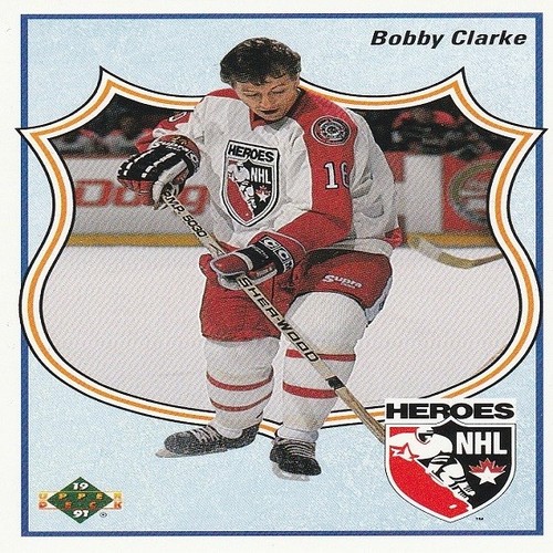 Colección de tarjetas de hockey Bobby Clarke Philadelphia Flyers NHL - Juego de 2 cartas - Imagen 3 de 3