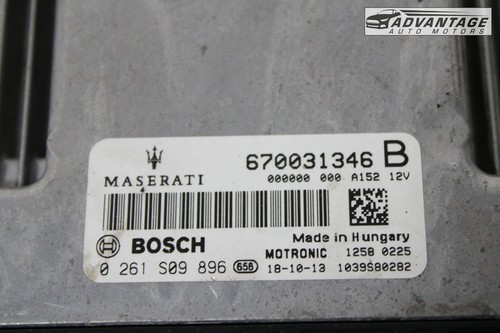 2014-2020 MASERATI GHIBLI 3.0L ECM ECU ENGINE COMPUTER CONTROL MODULE UNIT OEM - Picture 5 of 6
