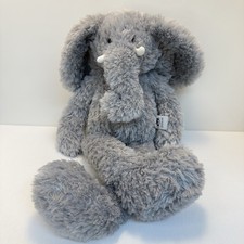Jellycat Puddle Elephant Gray Grey Stuffed Floppy Plush Retired Rare Large Size