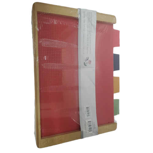 Art & Cook 5 Piece Bamboo Cutting Board and Cutting Mat Set New - Picture 2 of 6
