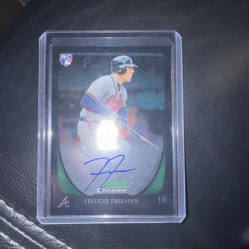 2011 Bowman Chrome Baseball Freddie Freeman #205 RC Rookie Auto Braves Dodgers!!